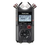 TASCAM DR-40XP - Grabadora portátil de campo de mano flotante de 4 canales de 32 bits e interfaz de audio USB-C, con 2 entradas XLR/TRS y micrófonos ajustables para música, audio para video y