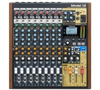 Tascam – Mesa de mezclas analógica – Model 12 – 12 canales, Bluetooth, USB – color madera