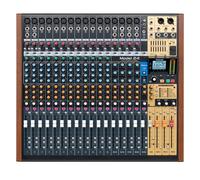 Tascam Mezclador analógico de entrada modelo 24 de 22 canales con grabadora multipista de 24 pistas, interfaz de audio