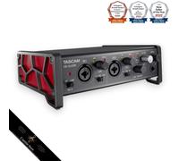 Tascam US-2x2HR Alta Resolución Versátil Interfaz de Audio USB 2x2 Japón...