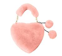 Taschen Damen Memento Farbe Umhängetasche Herzform Handtasche Valentinstag Liebestasche Funktionsshirt Damen Langarm mit Taschen, F, Talla única para todos