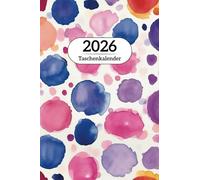 Taschenkalender 2026: Kleines Buch DIN A6, Ein Jahr von Januar 2026 bis Dezember 2026