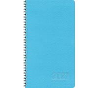 Taschenkalender Wochentimer Small Blau 2027: Terminplaner mit Wochenkalendarium. Ringbuch mit Hardcover. 1 Woche 2 Seiten. 8,7 x 15,3 cm