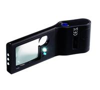 Taschenlupe 6 en 2.5 cm, Incluye LED Mikroskop (+50-Fach), mit Beleuchtung