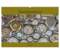 Taschenuhren (Wandkalender 2026 DIN A2 quer), CALVENDO Monatskalender: Der Kalender für Liebhaber und Sammler von Taschenuhren.
