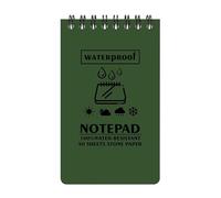 Taschnote impermeable Book-Allwetter- NotizBlock para escribir al aire libre | Bloc de notas robustas con unión en espiral, diario de campo resistente a la intemperie, bloc de notas tácticas imper