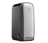 De’Longhi Tasciugo AriaDry Light - Deshumidificador portátil, tecnología Zeolite e ionizador, Elimina hasta 7,5 L/día, seca la ropa, Antimoho y silencioso, Función swing y temporizador, Gris, (DNS80)