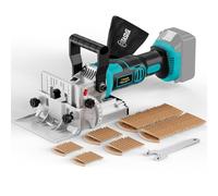 TASDISE Fresa Engalletadora Compatible Inalámbrico Con Batería Makita 18V, 11000 RPM, Ajuste de Profundidad de 6 Niveles, La Ensambladora de Galletas Con Bolsa de Polvo (Sin Batería)