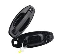 TASEKI Manija Exterior Puerta Automóvil Hyundai Santa Fe 2001-2006, Negro, ABS 100% Plástico, 235 mm x 95 mm x 20 mm, Modern, Derecha, Sin Acabado, Tirador, Lever, None, 1 Count