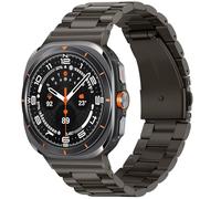 Tasikar Correas Acero Inoxidable Compatible con Samsung Galaxy Watch Ultra 47mm, No Gap Men Women Genuine Correa para Galaxy Watch Ultra 47mm, Grafito