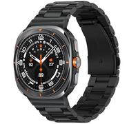 Tasikar Correas Acero Inoxidable Compatible con Samsung Galaxy Watch Ultra 47mm, No Gap Men Women Genuine Correa para Galaxy Watch Ultra 47mm, Negro