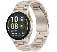 Tasikar Correas No Gap Compatible con Samsung Galaxy Watch 7/6/5/4/FE 44mm 40mm/6 Classic Band 47mm 43mm/5 Pro 45mm/4 Classic 46mm 42mm, 20mm Correa de metal para hombre mujer, Starlight