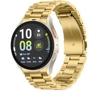 Tasikar Correas No Gap Compatible con Samsung Galaxy Watch 7/6/5/4/FE 44mm 40mm/6 Classic Band 47mm 43mm/5 Pro 45mm/4 Classic 46mm 42mm, 20mm Correa de metal para hombre mujer, Dorado