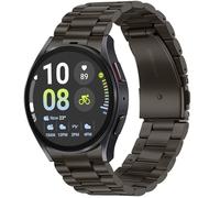 Tasikar Correas No Gap Compatible con Samsung Galaxy Watch 7/6/5/4/FE 44mm 40mm/6 Classic Band 47mm 43mm/5 Pro 45mm/4 Classic 46mm 42mm, 20mm Correa de metal para hombre mujer, Grafito