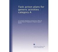Task action plans for generic activities : category A