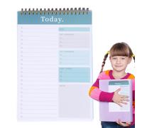 Task Writing Pad - Organized Memo Planner, Compact Notebook with Durable Binding, Checklist Pages, Multi-Purpose Organizer with Easy Carry Format, Daily Task Tracker for Students, Office, Home Use