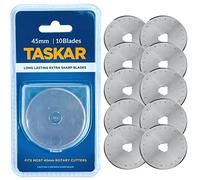 taskar Cuchillas Cúter rotativo (45 mm para OLFA etc - Pack de 10