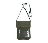 Tasmanian Tiger bolsa porta documentos de cuello / TT transparente, con cinta para colgar.