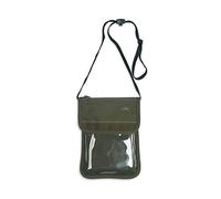 Tasmanian Tiger bolsa porta documentos de cuello / TT transparente, con cinta para colgar.