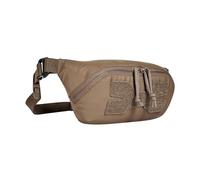Tasmanian Tiger TT Hip Pouch - Bolsa de cadera táctica ligera con bolsillos de malla y correa abdominal desmontable en Molle para colgar, compacta y plegable, marrón camel, 25 x 12.5 x 6.5 cm