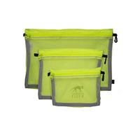 Tasmanian Tiger TT Mesh Pocket Set Safety Yellow High Vis Mochila Organizador Bolsillos adicionales, Color amarillo.