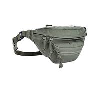 Tasmanian Tiger TT Modular Hip Bag - Riñonera táctica Molle compatible con EDC, con 3 compartimentos (gris piedra y oliva IRR)