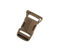 Tasmanian Tiger TT SR25 Safety Herma QA Hebilla de repuesto para correas de 25 mm de mochila, bolso, cinturón, chaleco, Coyote Brown