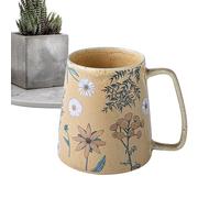 Tasse - 710 ml Neuartige Trinkbecher | Blumenbecher | Blumenmuster Keramiktasse Keramik Handbemalter Kaffee Becher Für Wohnzimmer Arbeitszimmer Studenten Lehrer Filmeabende Milch