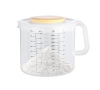 Tasse À Mesurer Pour Pichet À Mélanger D'une Capacité De 2400 Ml,Conception Ergonomique, Grande Tasse À Mesurer Avec Couvercle, Bols Gradués Pour Pour langer Les