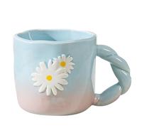 Tasse De Marguerite, Tasse À Café De, Tasses En Céramique Daisy Tasse À Thé 400 Ml, Tasses À Créatives Pour Boissons Chaudes Et Froides, Thé, Lait, Café Du MatinNouvelles Marguerites
