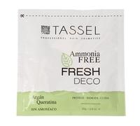 TASSEL Decoloración capilar SIN AMONIACO con Aceite de Argán y Keratina sobre 25 gr | Aclara hasta 9 tonos | Aclarado uniforme y cuidado del cabello | Decolorante pelo profesional