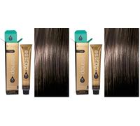 TASSEL DOUSSE Tinte para el pelo profesional con 12 aceites naturales - Tinte pelo mujer colores Naturales - Baño de color - Barros secretos del agua (nº6, 100.00 ml (Paquete de 2))