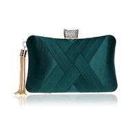 Tassel Fashion Ladies Day Clutch Bags Pequeños bolsos para el hombro Femenino Bolso de la noche de boda para mujeres Purso (D)