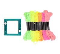 Tassel Maker Tool Small Household DIY Quadrilateral Tassel Maker Jewelry Garment Decorative Tassel Making Tools for Kids Adults Crafting Plastic 9x9x1cm