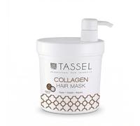 Tassel Mascarilla Capilar de Colágeno 1L, Tratamiento Nutritivo y Reparador, Hidrata y Aporta Brillo, Cabello Suave y Sedoso (Mascarilla de Coco - 1 Litro, Coco)