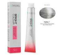 Tassel - Tinte Capilar Bright Colour Plata Intenso Ceniza - Mujer - 100 ml - Matiza, neutraliza y aporta un color plateado moderno y vibrante