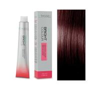Tassel - Tinte Permanente Capilar Nº5.5 Castaño Claro Caoba - Mujer - 100 ml - Color Caoba Intenso con Brillo y Nutrición de Argán y Keratina