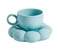 Tasses À Café Et À Thé - Ensemble De Tasses À Motif Floral En Céramique 14,5x14,5x10,8 Cm | Tas À Café En Céramique Élégantes Avec Soucoupes Et Théière, Ensemble De Boissons Au Thé Aut x Fleurs De To