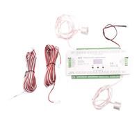 Tassety 32CH ES32 PIR Sensor controlador de luz de escalera cuerpo humano interruptor inductivo infrarrojo control de lámpara de escalera para un solo color