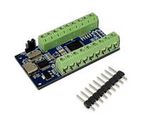 Tassety Interfaz USB de 16 canales, 12 bits de bits AD, adquisición de datos STM32 Uart, módulo multifunción
