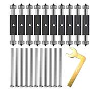 Tassety Reparador de caja de enchufes, varilla de soporte de caja eléctrica, interruptor tipo 118, reparador universal de enchufes