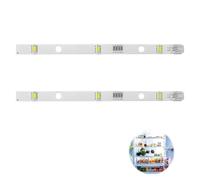 TASSFROO 2 Tiras de Luz LED para Barra, Tira LED de Respuesto pour Réfrigérateur Light Bar Strip Tira de Luz para Frigorífico 1629348 DC12V 2W, Color Blanco Frío Instalación Fácil y Bajo Consumo