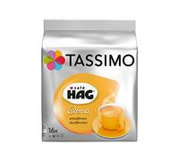 Tassimo Café HAG Crema Decaffeinato Cápsulas de Café - 5 Paquetes (80 Porciones)