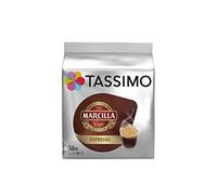 Tassimo Café Marcilla Expresso - 80 Cápsulas (T DISCs) compatibles con cafeteras Tassimo Bosch - 5 Paquetes de 16 Unidades