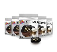 Tassimo Cápsulas de Café L’OR Latte Macchiato | 40 Cápsulas Compatibles con Cafetera Tassimo - 5PACK - Amazon Exclusive