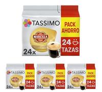 Tassimo Cápsulas de Café Marcilla Largo | 24 Cápsulas Compatibles con Cafetera Tassimo (Paquete de 4)