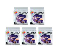 Tassimo Cápsulas de chocolate caliente Cadbury (paquete de 5, 40 cápsulas de café en total)