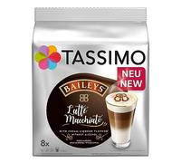 Tassimo - Cápsulas de Latte Macchiato con Baileys, café con aroma de crema de licor, Café con leche, 8 unidades, 264 g