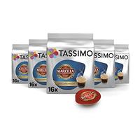 Tassimo Cápsulas Marcilla Café Descafeinado | 80 Cápsulas Compatibles con Cafetera Tassimo - 5PACK - Amazon Exclusive
