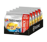 Tassimo Cápsulas Morning Café XL Mild & Smooth, paquete grande, 5 x 21 cápsulas, 105 cápsulas de café